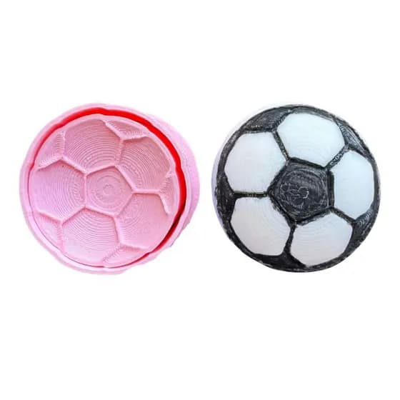 Modelador Ejetor Bola de Futebol para Brigadeiro, Doce, Massa e Biscoito