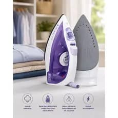 Ferro de passar roupa a Seco/Vapor FX 1050 - 127V Antiaderente autolimpante sistema Poupa botões