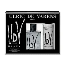 UDV ULRIC DE VARENS KIT PERFUME MASCULINO BLACK EDT 100ML 2 EM 1