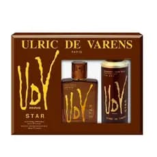 UDV ULRIC DE VARENS KIT PERFUME MASCULINO STAR EDT 100ML 2 EM 1