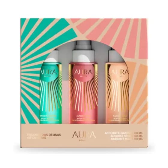 AURA KIT SPLASH TRILOGIA DAS DEUSAS 60ML