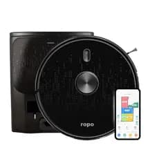Robô Aspirador - Ropo Smart Laser Pro com base Autolimpante, mapeamento a laser, passa pano com MOP.
