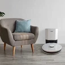 Robô Aspirador Ropo Glass 4 Pro mapeamento laser, luz uv passa pano com mop com base autolimpante.