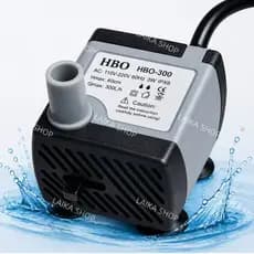 Motor Bomba Submersa HBO 250 2.5W HBO 300 3W Bivolt c/Led Bombinha Para Áquario Fonte Pet Decoração