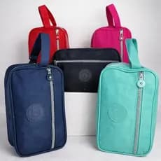 Necessaire Bolsa De Mão Bag Multiuso 2 Divisórias Unissex