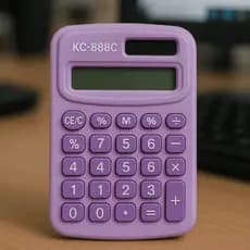 Calculadora Pequena Mini De Bolso Visor Grande e Teclas com Função