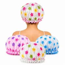 Toucas Plásticas Acabamento de Banho e Hidratação – Elástico e Estampas Diversas - Alta Qualidade