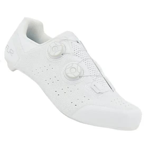 Sapatilha de Ciclismo FLR F-9 Knit Carbon Pure White