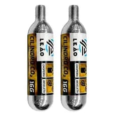 Kit Refil CO2 de Bicicleta Leao 16g 2 Unidades