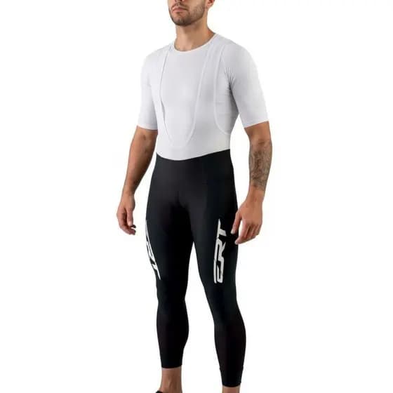 Calça Bretelle de Ciclismo ERT Racing Gel Preto