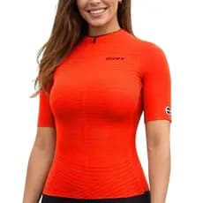 Camisa de Ciclismo ERT Lady Red Line Feminina Laranja