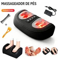 [Presente Grátis] Atualização Massageador Elétrico De Pé Massagem Relaxante Terapêutica Anti Stress Premium