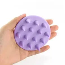 Massageadora de Silicone para Shampoo Escova de Banho Limpeza Couro Cabeludo