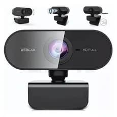 Webcam Full HD 1080p com Microfone Embutido USB, Câmera para PC e Notebook, Home Office, Envio Rápido