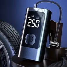 Mini Compressor de Ar Sem Fio M6 Recarregável, Inflador Portátil para Pneus de Carro, Moto e Bicicleta, Inflação Rápida