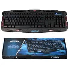 Teclado Gamer Lehmox Semimecânico Preto RGB ABNT2 USB