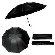 Guarda Chuva Original Grande Contra Vento Cabe Na Bolsa Homem Mulher Preto Reforçado