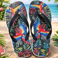 Chinelo Feminino  Inspirado na Farm – Estampa Exclusiva - RAIO OUTLET