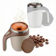 Caneca Misturadora Automática Elétrica USB Bateria Recarregável Mixer Café Chocolate Shakes 380ml