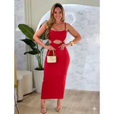 Vestido Feminino Suplex Premium  – Modela o Corpo, Estilo Blogueira, Perfeito para Balada e Ocasiões Espe