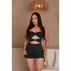 Macaquinho Feminino em Malha Suplex – Modelagem Sensual que Valoriza o Corpo | Conforto, Estilo e Elegância Balada,
