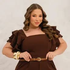 CROPPED PLUS SIZE COM MANGA ESTRUTURADO TRANSPASSADO NAS COSTAS G1 G2 G3 MODA FEMININA PLUS SIZE BLUSA PLUS SIZE ELEGANT