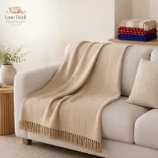 Manta Para Sofá Protetora Decorativa 100% Algodão Macio Grande Capa Luxo Sala Quarto Cama Poltrona