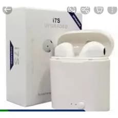 Fone de Ouvido Bluetooth i7 Mini TWS Sem Fio Recarregável com Estojo de Carregamento Portátil
