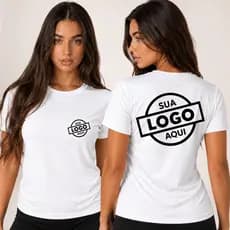 Camisa Dry Fit Feminina Blusa Personalizada Uniforme Empresa Academia Ciclismo Sua Logo