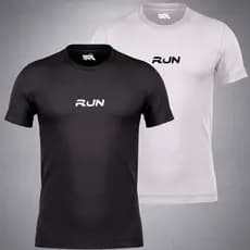 Kit 2 Camisa Dry Fit Masculino Academia Não Marca Suor Leve Confortável Para Treino e Esportes
