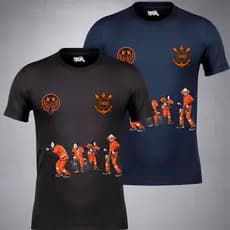 KIT 2 Camisetas Masculina DryFit Esportiva Academia Estampa Camisa Coringão Timão Irmãos Metralha