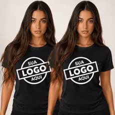 KIT 2 Camiseta Feminina Dry Fit Personalizada Sua Logo Uniforme Empresa Academia Trabalho