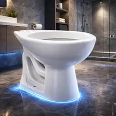 BACIA VASO SANITÁRIO CERÂMICO P/BANHEIRO CONVENCIONAL PARATI PARA VALVULA DE DESCARGA ROCA
