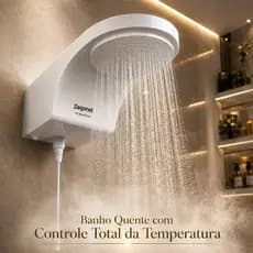 CHUVEIRO DUCHA FIT ELETRÔNICA BRANCO 220V 6800W ULTRA ZAGONEL
