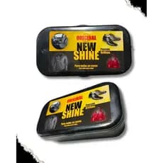 Graxa New Shine Original Brilho Mágico Instantâneo Esponja de Limpeza De Bolsas Calçados e Couros