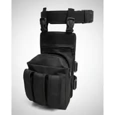 Pochete Militar Preto Bornal de Perna Tático