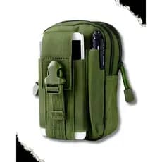 Bolsa de Cintura Tática Militar | Compacta, Durável, p/ Celular, Bike e Montanhismo