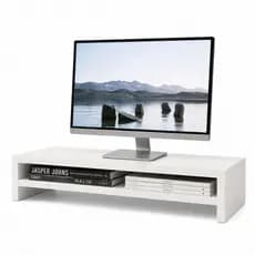 Suporte Para Monitor Mesa Home Office Branco - Vértice Decor