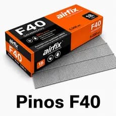 Pinos F40 Airfix 5.000 Pinos Tipo F Galvanizado Para Pinador Marcenaria Madeira Maciça e MDF Frete Grátis