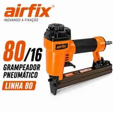 Grampeador Tapeceiro 80/16 Pneumático Airfix Profissional Estofaria Alta Performance