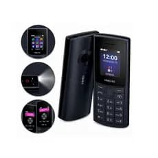 Celular Nokia 110 4G Dual Chip Original Desbloqueado Botão Grande Lanterna Bateria Duradoura Para Idosos