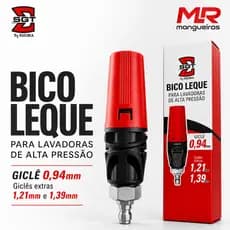 Bico Leque 0,94mm Para Lavadora de Alta Pressão Encaixe Rápido 1/4 SGT Sigma