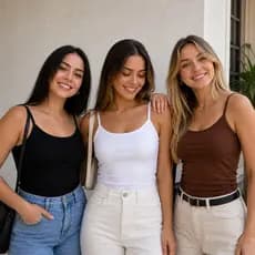 Regata Feminina Blusa Alcinha Viscose Elastano Justinha Confortável Essencial Trabalho Verão Casual