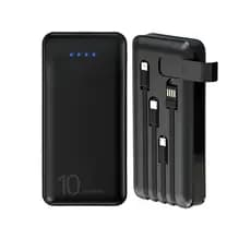 Carregador Portátil Power Bank 10000mAh com 04 Saídas USB / V8 / TIPO-C / Lightning Kapbom KA-966