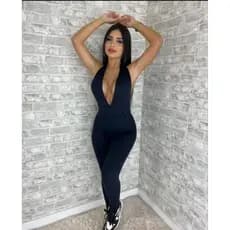 MACACÃO MODA GRINGA GISELE NO TECIDO SUPLEX