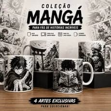 Caneca Geek Anime e Mangá 325ml em Cerâmica | Coleção Exclusiva | Presente para Otaku