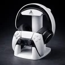 Suporte para Headset + Controle PS5 | Base 2 em 1 Organizador Gamer