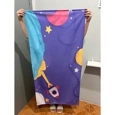 Toalha Praia Infantil Grande Criança toalhas estampadas 1,40 x 0,70 macia toque algodão dinossauro
