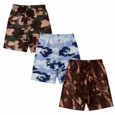 Kit 3 bermudas camufladas infantil menino exercito bebe sortidas tamanho 1 ao 8
