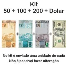 Kit 4 Toalhas Toalha Praia Grande  Estampada Verão Algodão Real Dolar Dollar Gigante 1,40 x 0,70